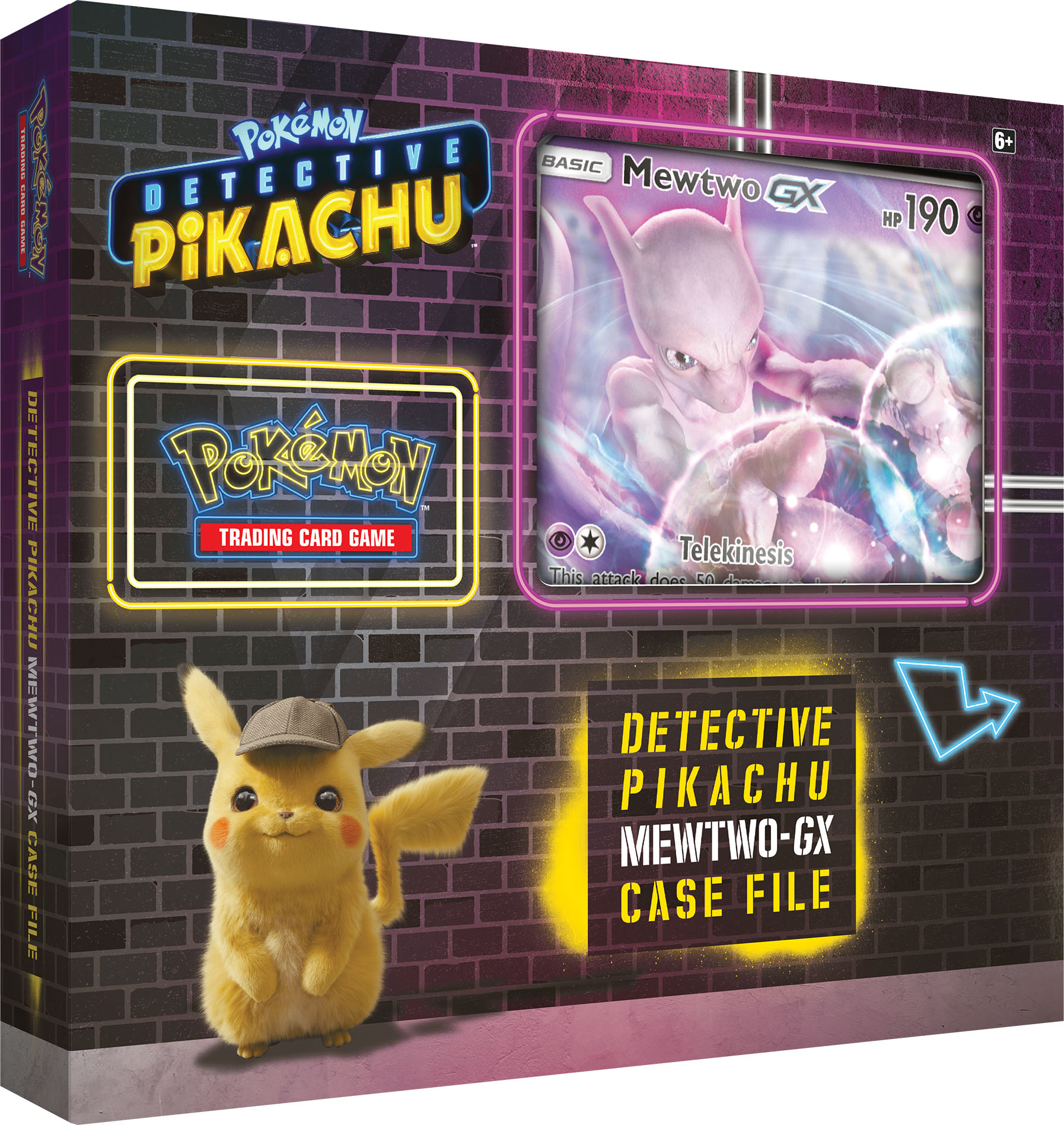 Kit Carta Pokémon Pikachu E Lendário Mewtwo