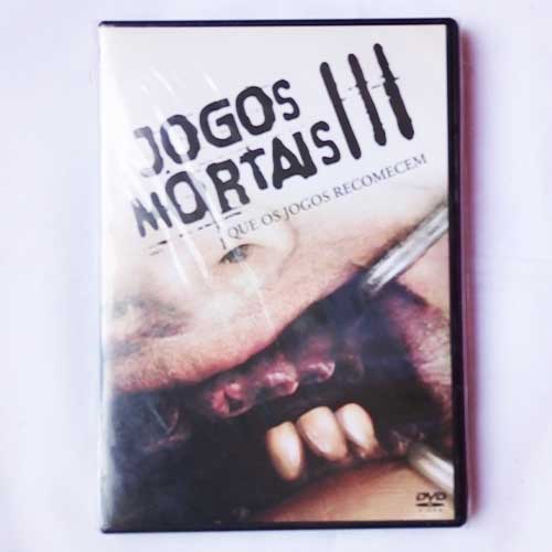 Dvd Original Jogos Mortais 3 - Que Os Jogos Recomecem