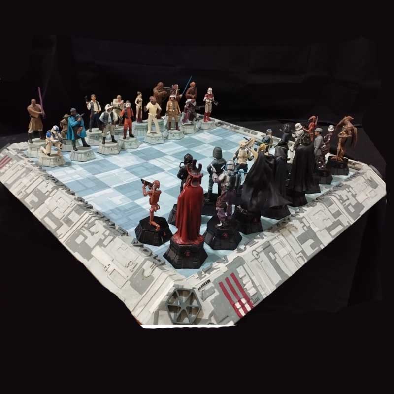 STAR WARS- COLECIONÁVEL: set original completo de xadrez ( Aceito ofertas)